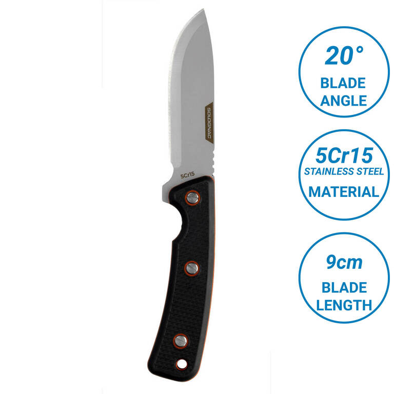 Sika 90 Grip Fixed Knife Black