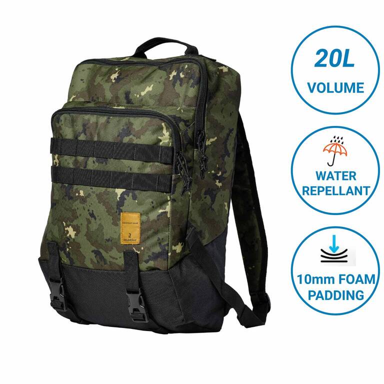 Wildlife Bag Army Military Camo Print 20L - Green (15 inch Laptop Compatible)