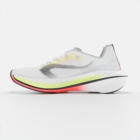 Sepatu Lari Pria Carbon Plate KIPRUN KD900X - Putih/Neon