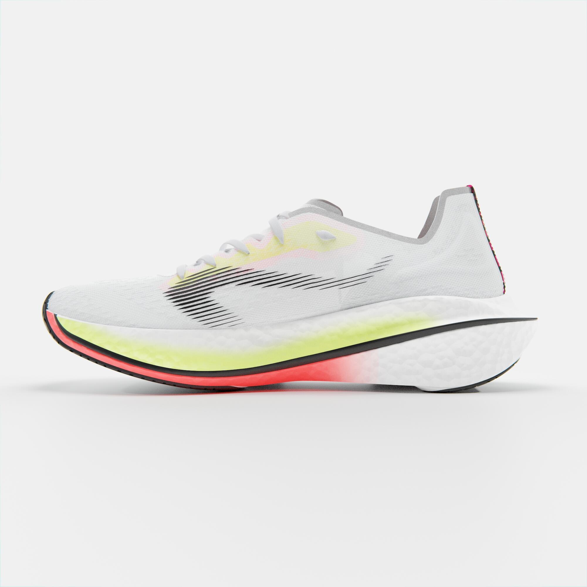 KIPRUN KD900X MEN'S RUNNING SHOES WITH CARBON PLATE-WHITE 3/8