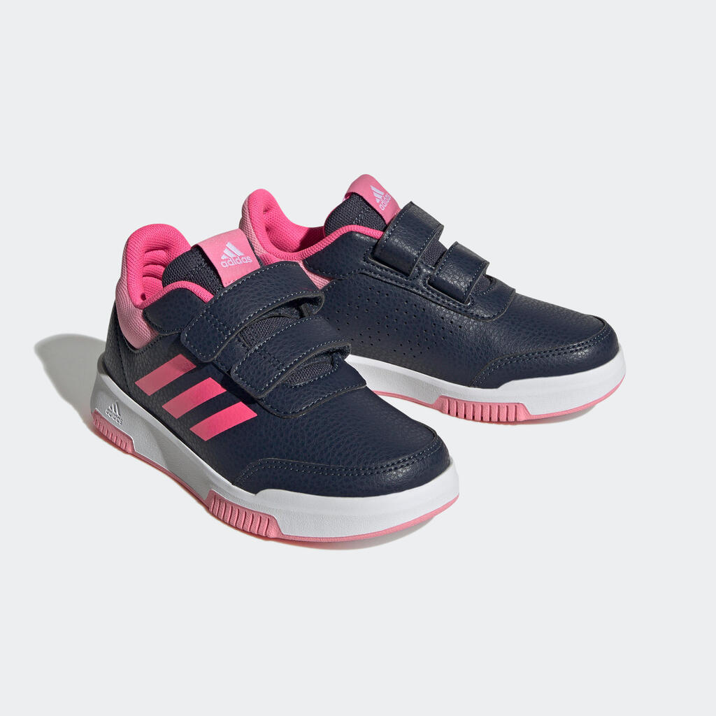 ADIDAS Turnschuhe Kinder Klettverschluss - Tensaur blau/rosa 