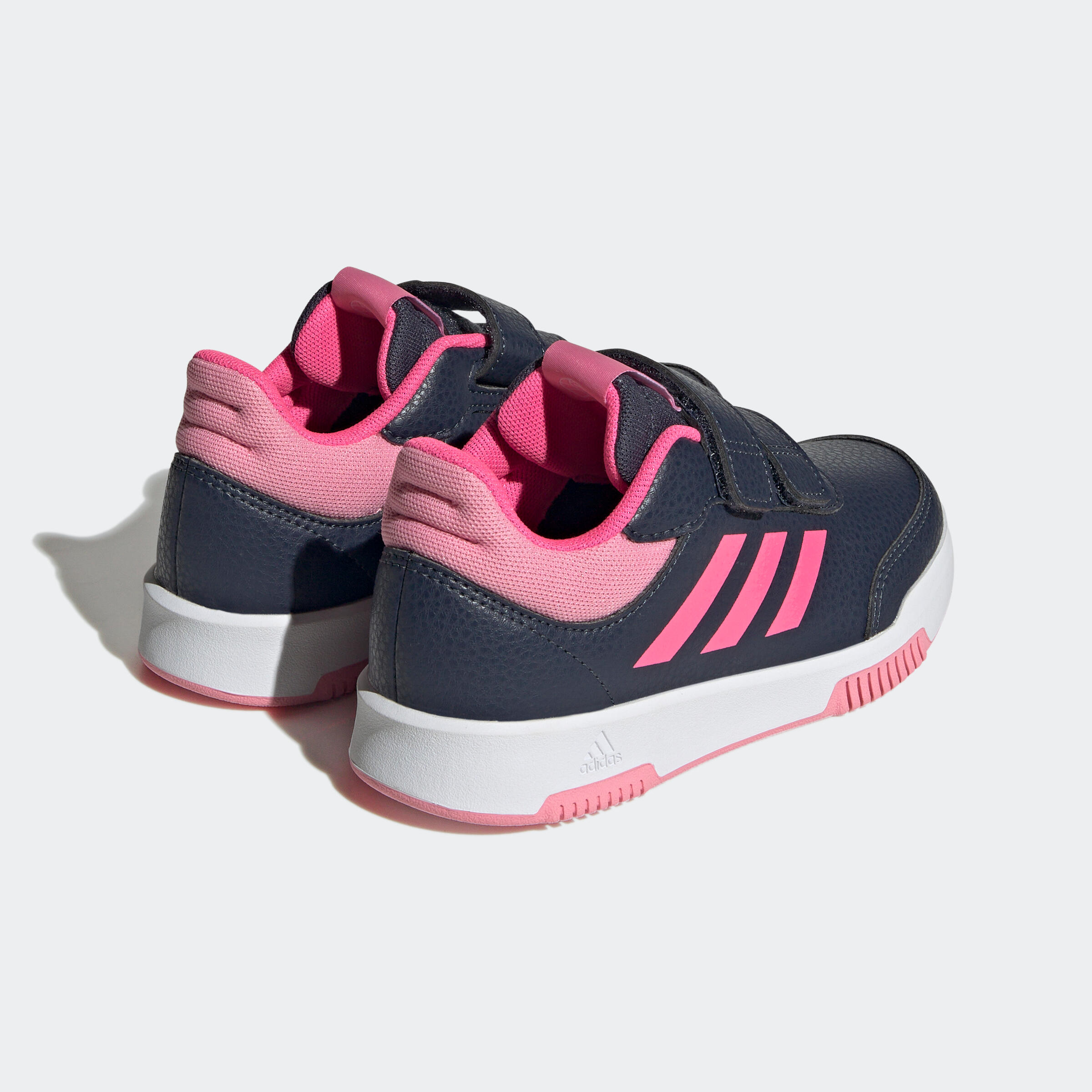 ADIDAS Scarpe da ginnastica scratch per bambini - TENSAUR blu/rosa