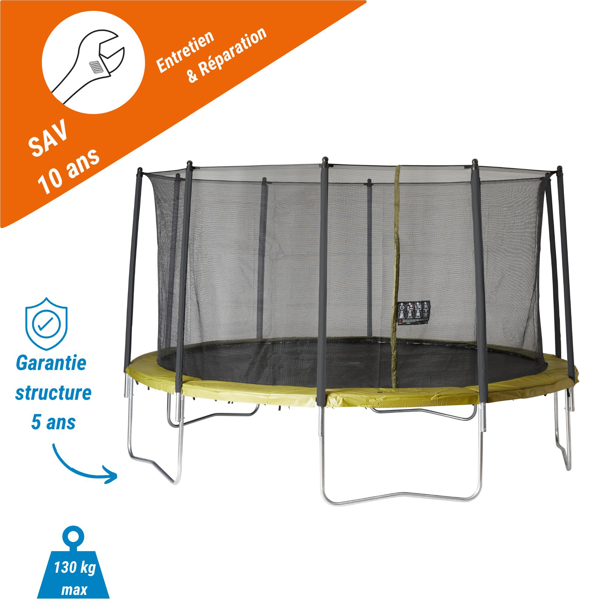 365 ROUND TRAMPOLINE WITH PROTECTIVE NET