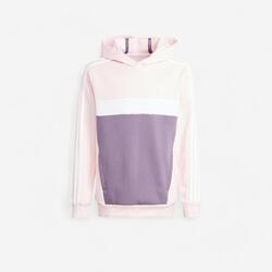 Sweat à capuche adidas enfant rose violet