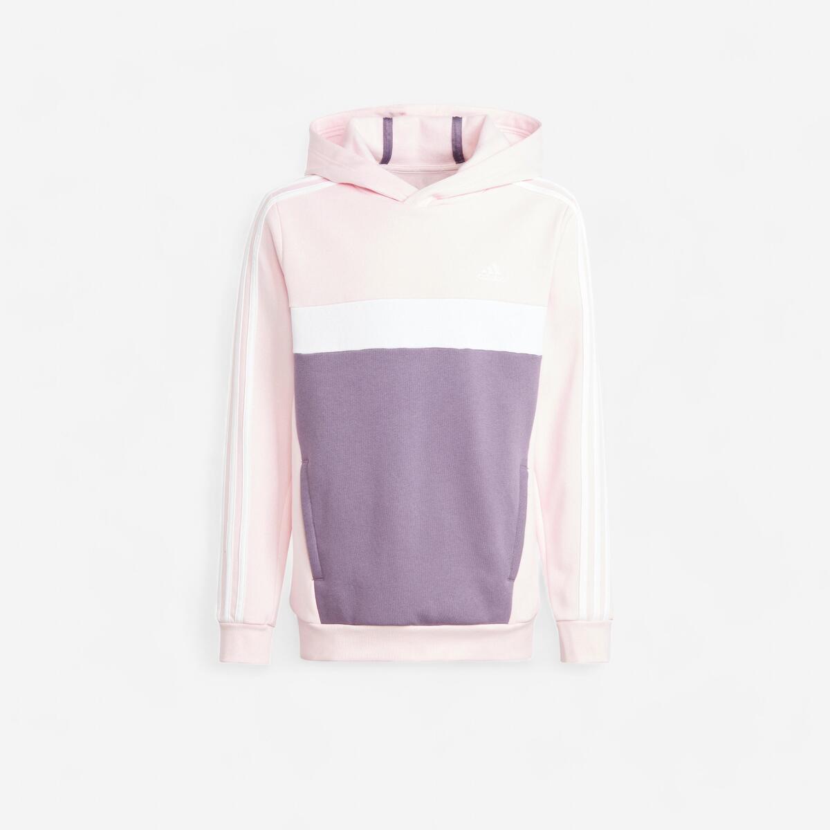 Sweat à capuche adidas enfant rose violet