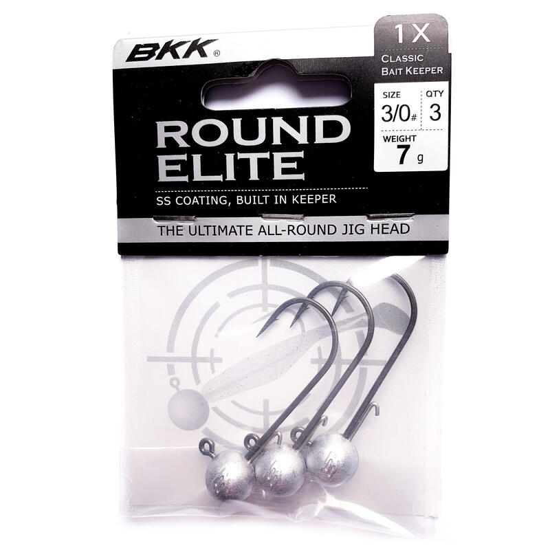 Jigfej, nehezékek - BKK_Round Elite - Classic Bait Keeper - 7g 3/0#