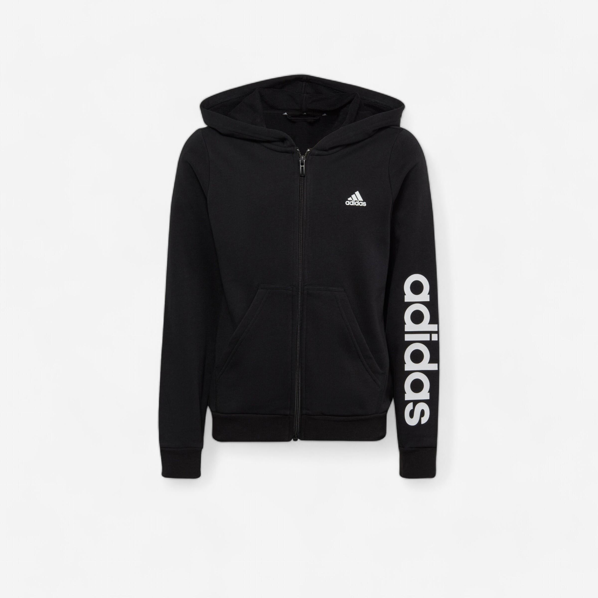 Sweat shirt capuche adidas fille noir ADIDAS Decathlon