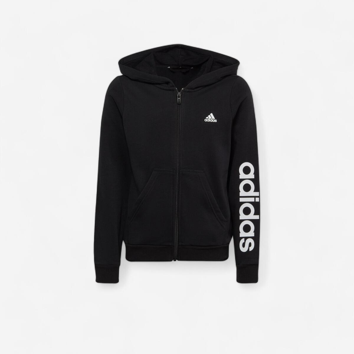 Sweat-shirt à capuche adidas fille noir