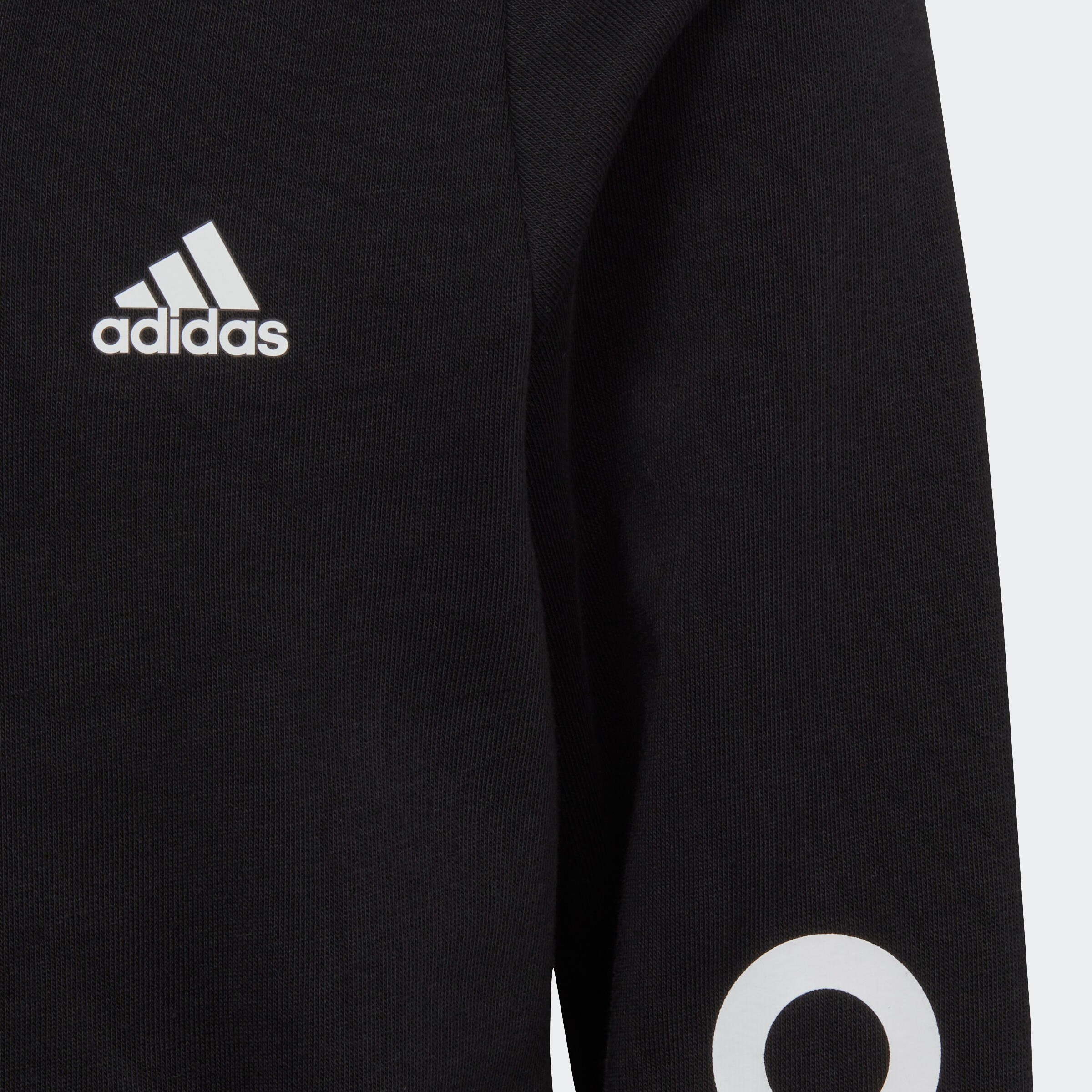 Sweat-shirt à capuche adidas fille noir 3/5
