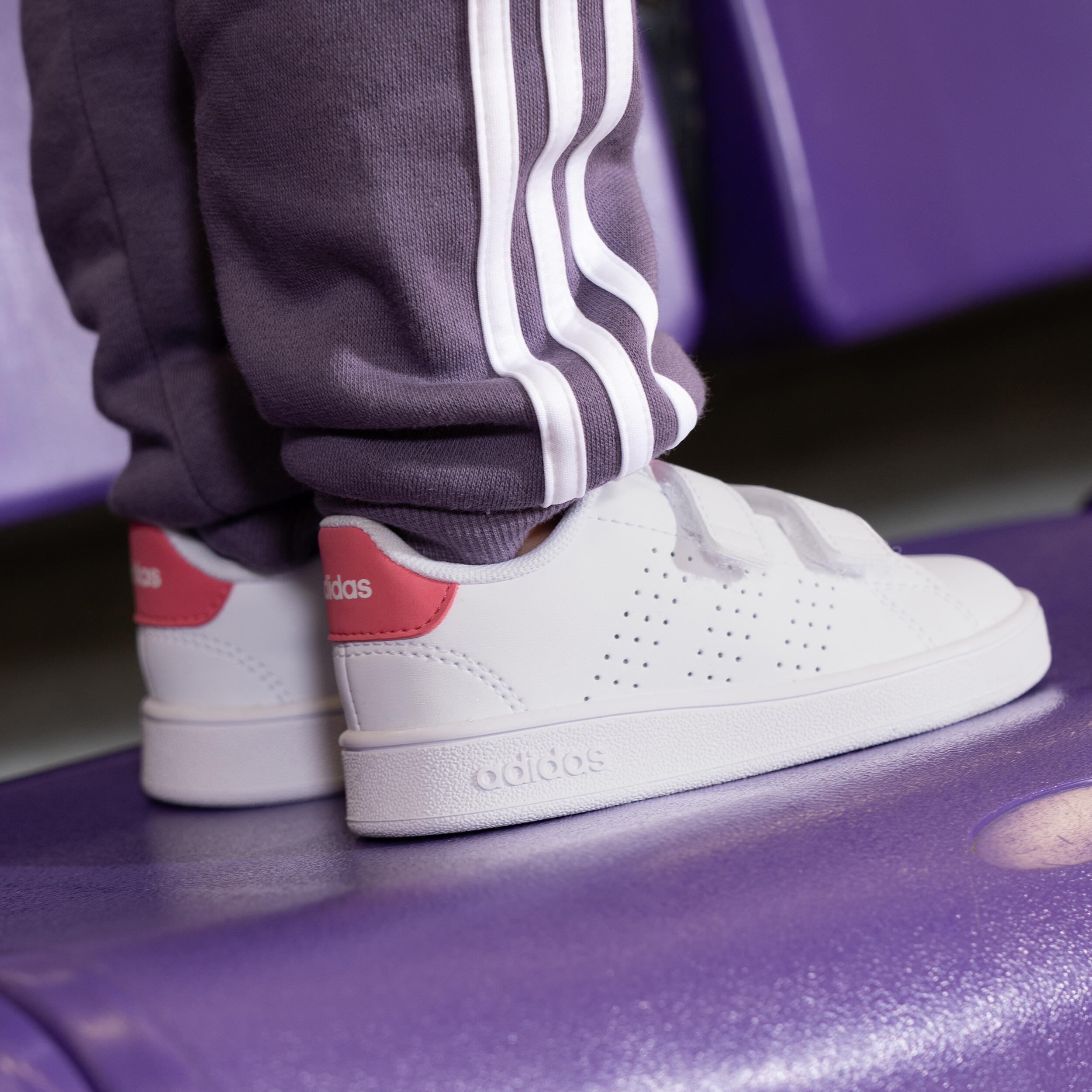 SURVETEMENT ADIDAS BEBE ROSE VIOLET 9/9