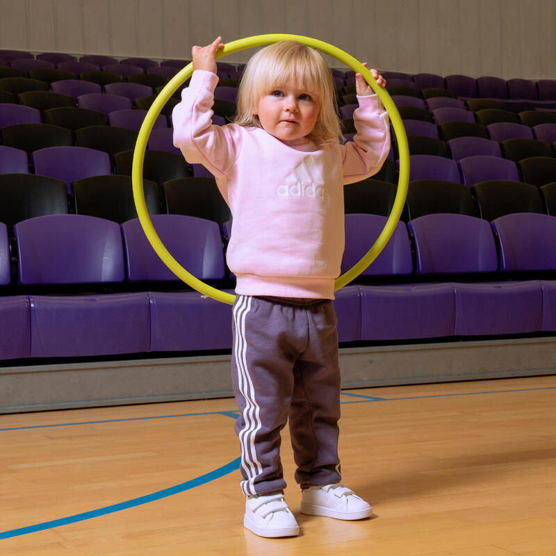 ADIDAS Sportschuhe Baby Klettverschluss - Advantage weiss/rosa 