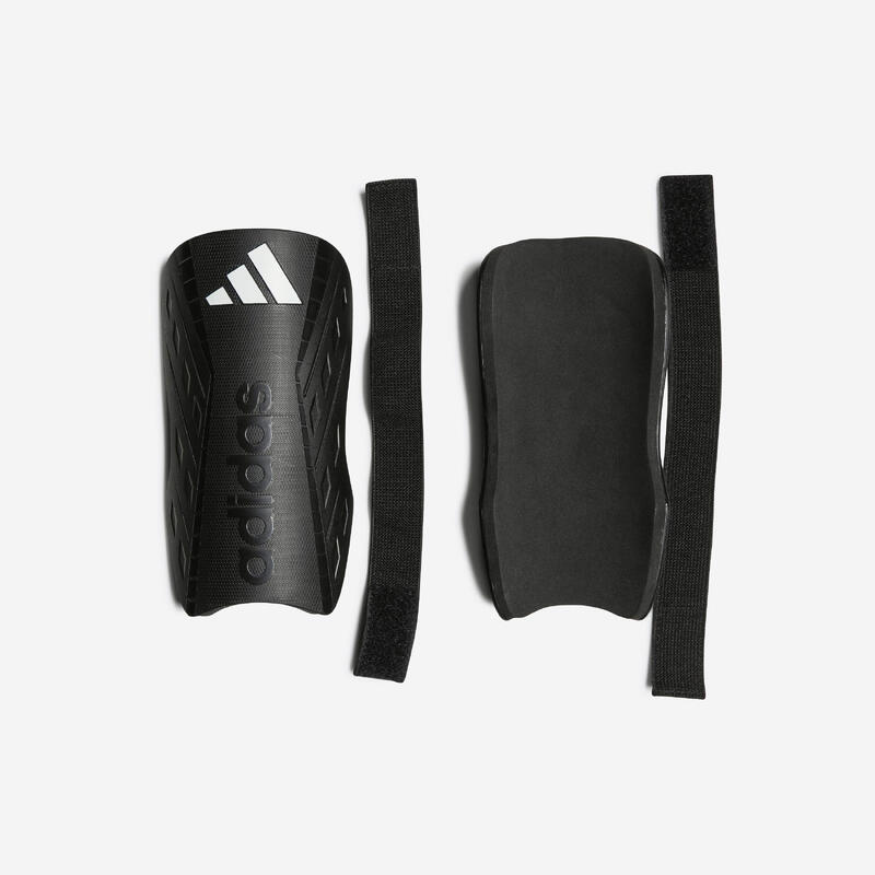 Protège-tibias sport de combat enfilable noir - Adidas