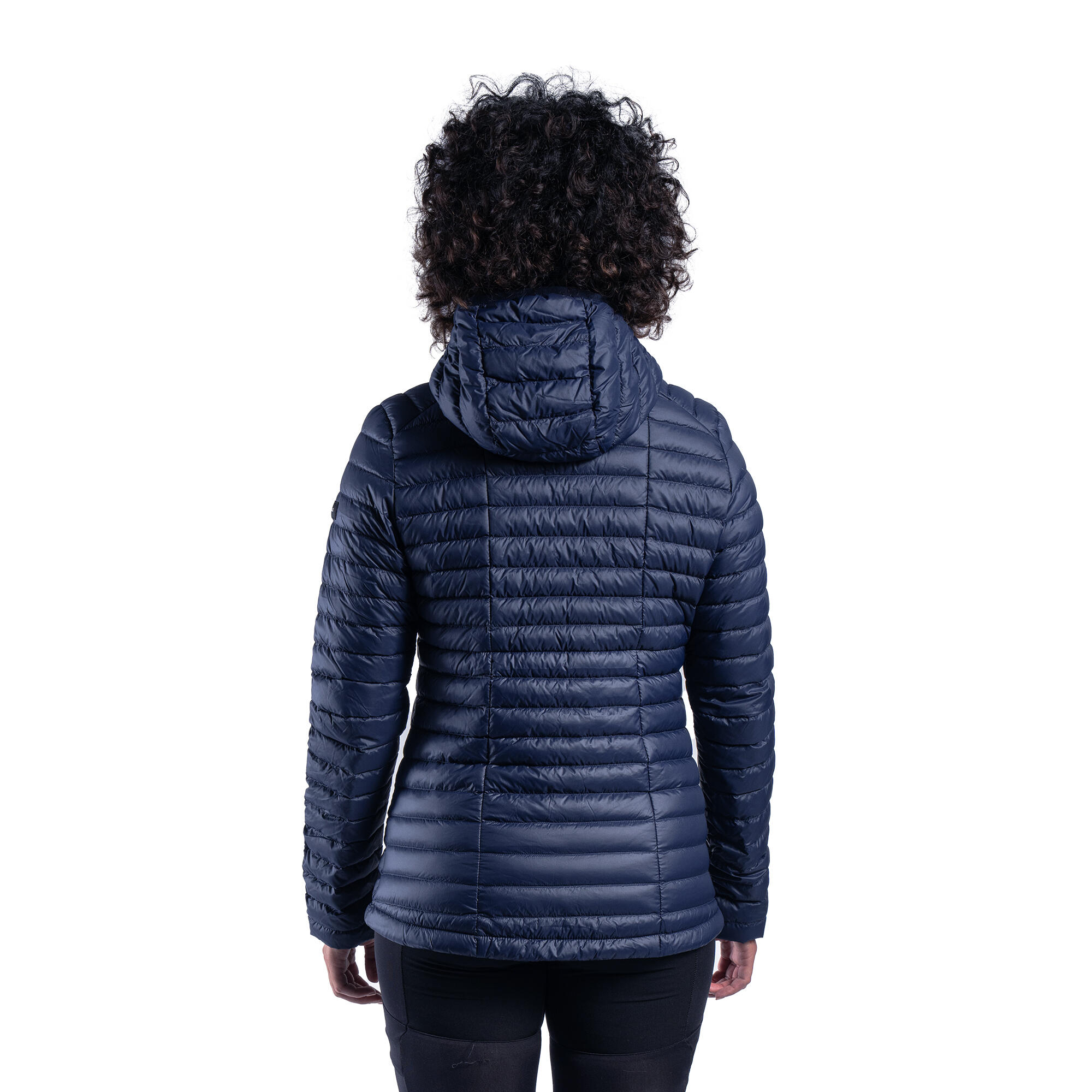 Women's Down Winter Jacket - MT 900 Black - Carbon grey - Forclaz