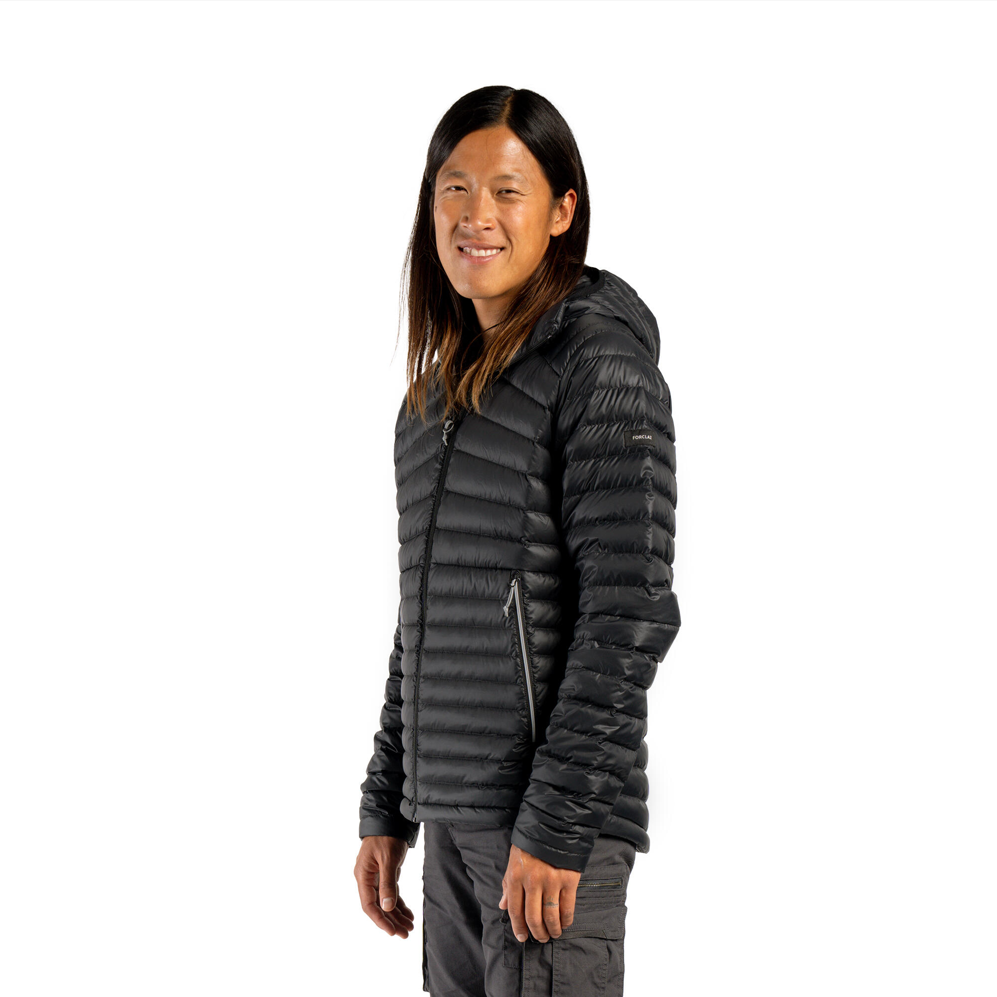 Men Puffer Down Jacket For Trekking MT100 -5°C Black