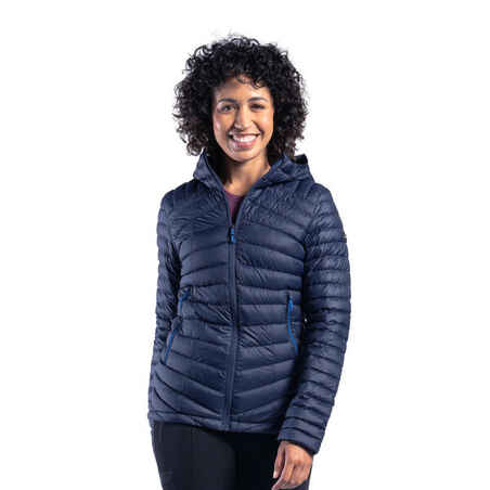 Chaqueta acolchada de plumas térmicapara de trekking para Mujer Forclaz MT100