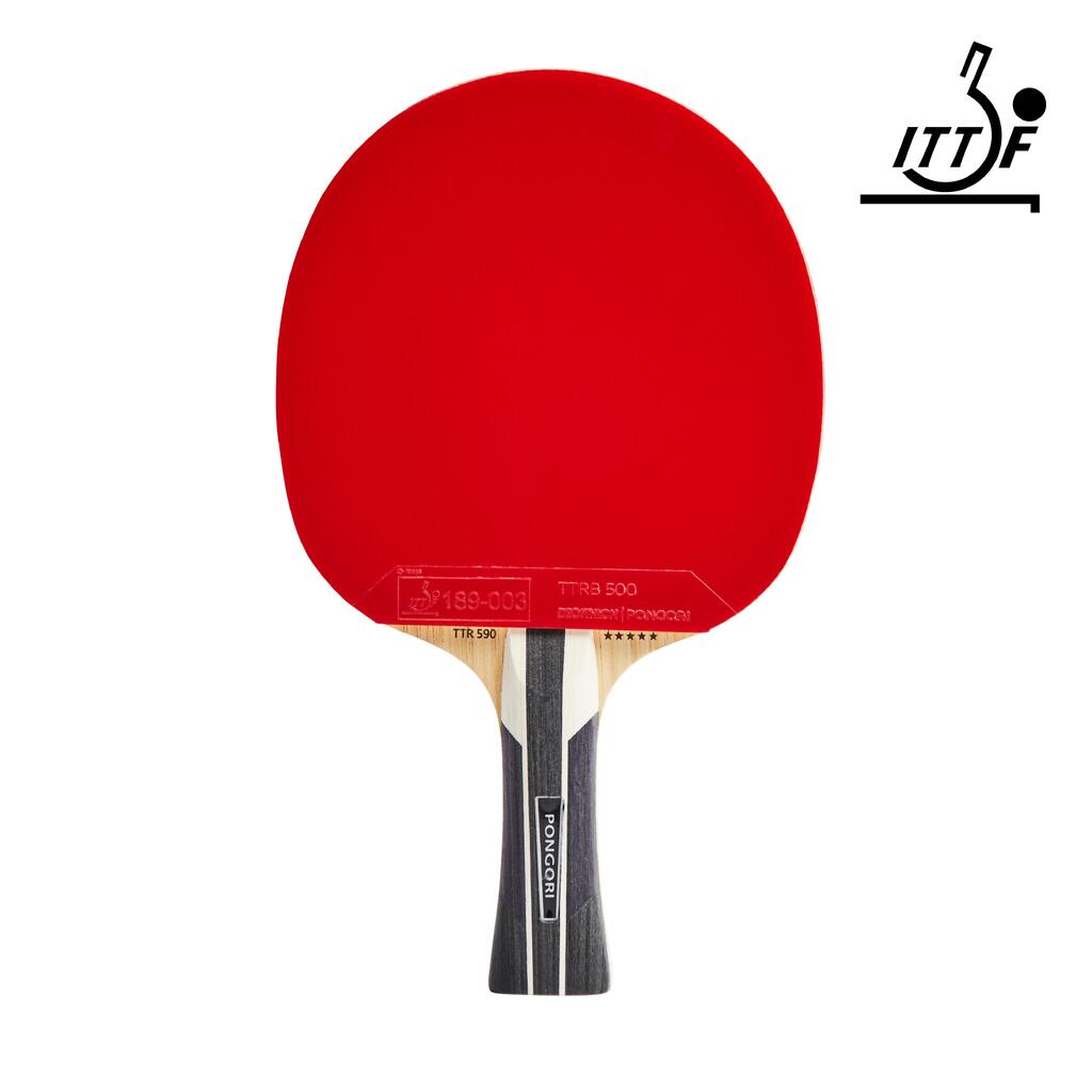 Kluba galda tenisa rakete “ttr 590 speed carbon”, 5*