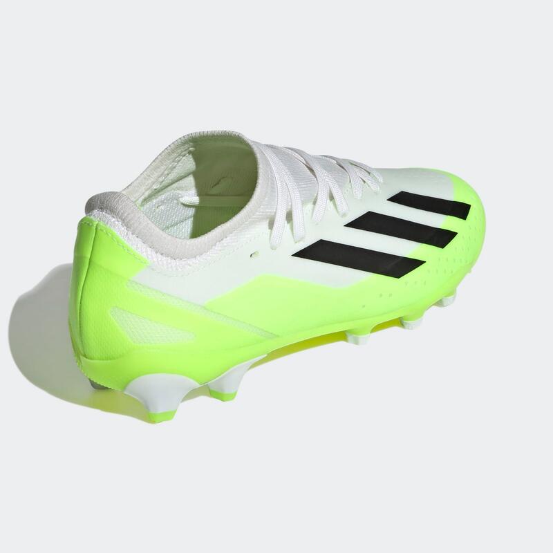 Zapatillas Fútbol Sala Adidas X Crazyfast.4 IN Niños Blanco/Verde