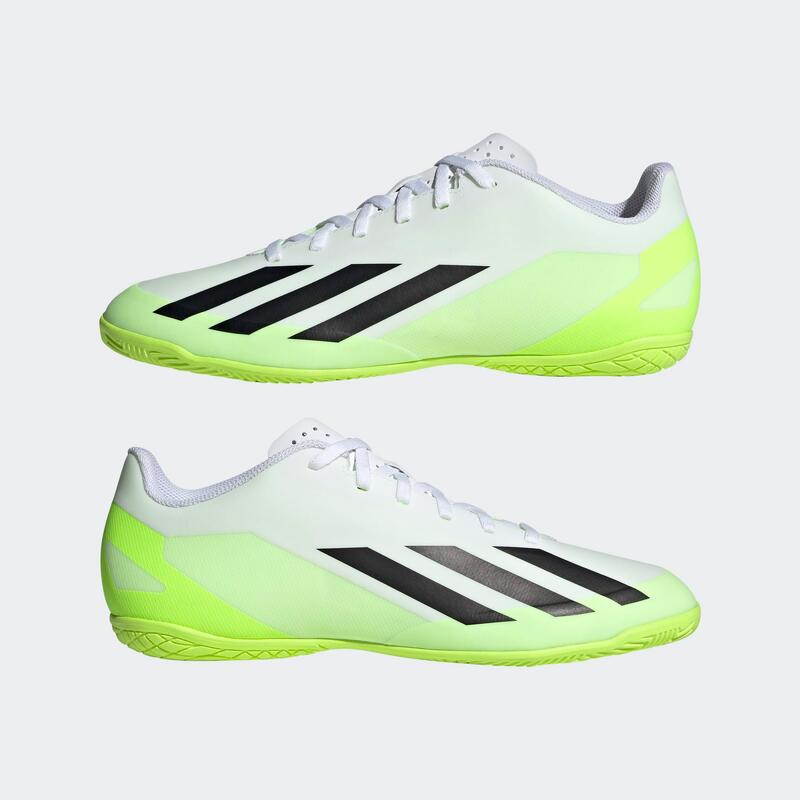 Damen/Herren Fussball Hallenschuhe Futsal - ADIDAS X.4 IN weiss