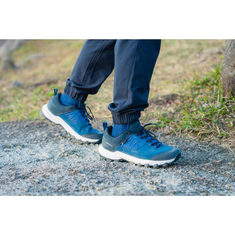Calçado de Caminhada Montanha MH500 Homem Impermeável Azul