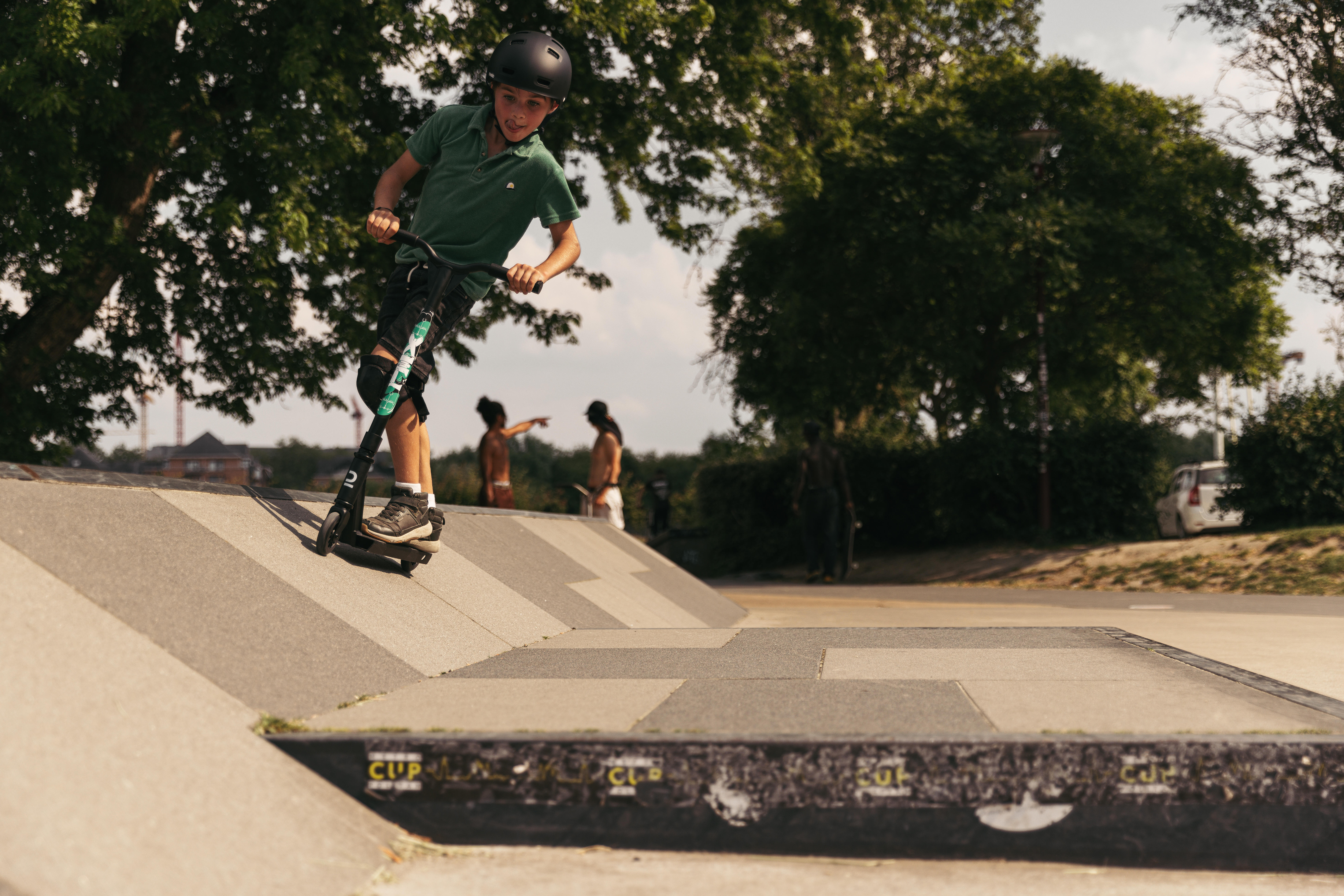 Kids' Freestyle Scooter - MF 100 Black - DECATHLON