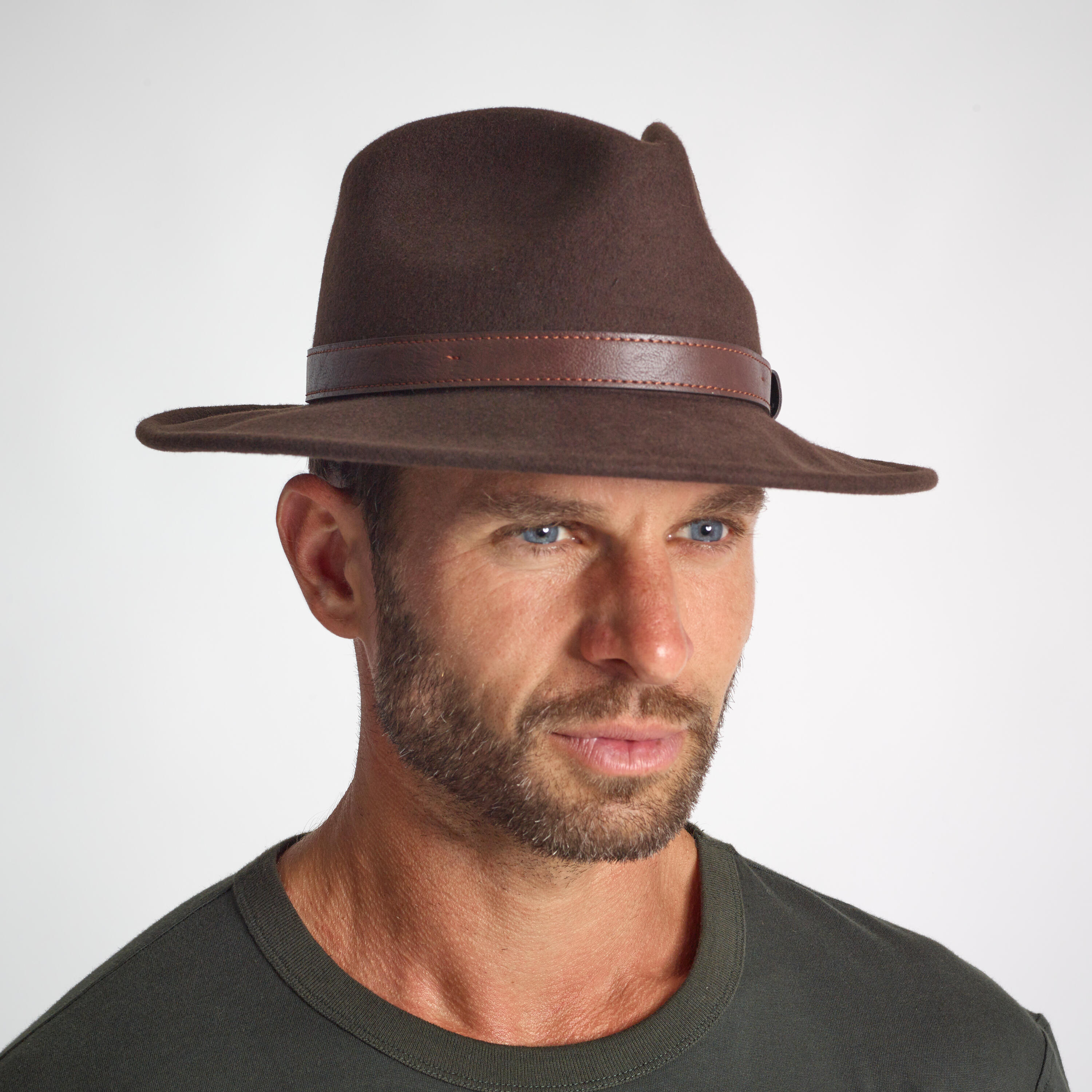 Pălărie hidrofobă 100 Fetru Maro Bărbați 100 imagine 2022