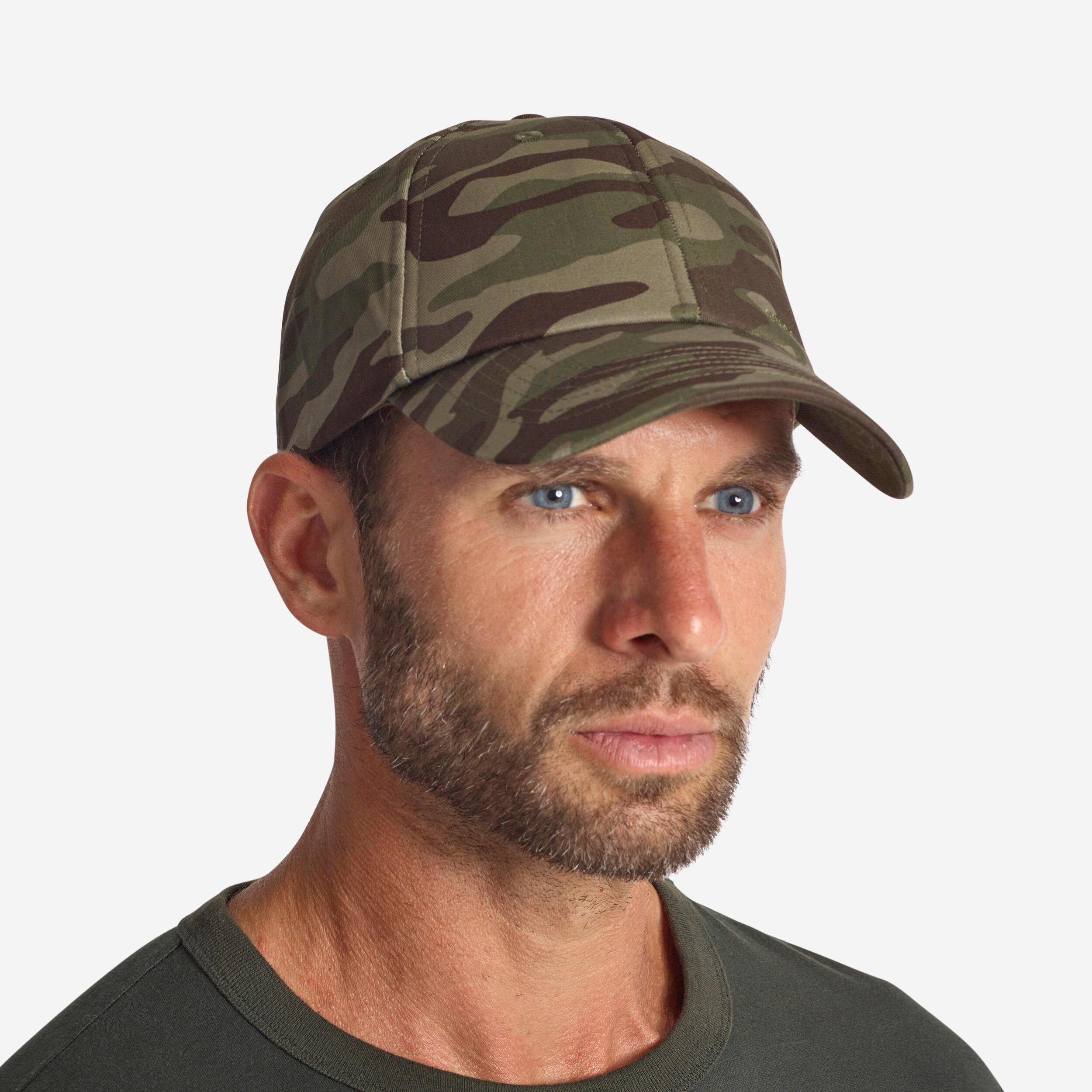 casquette chasse steppe 100 camouflage - solognac
