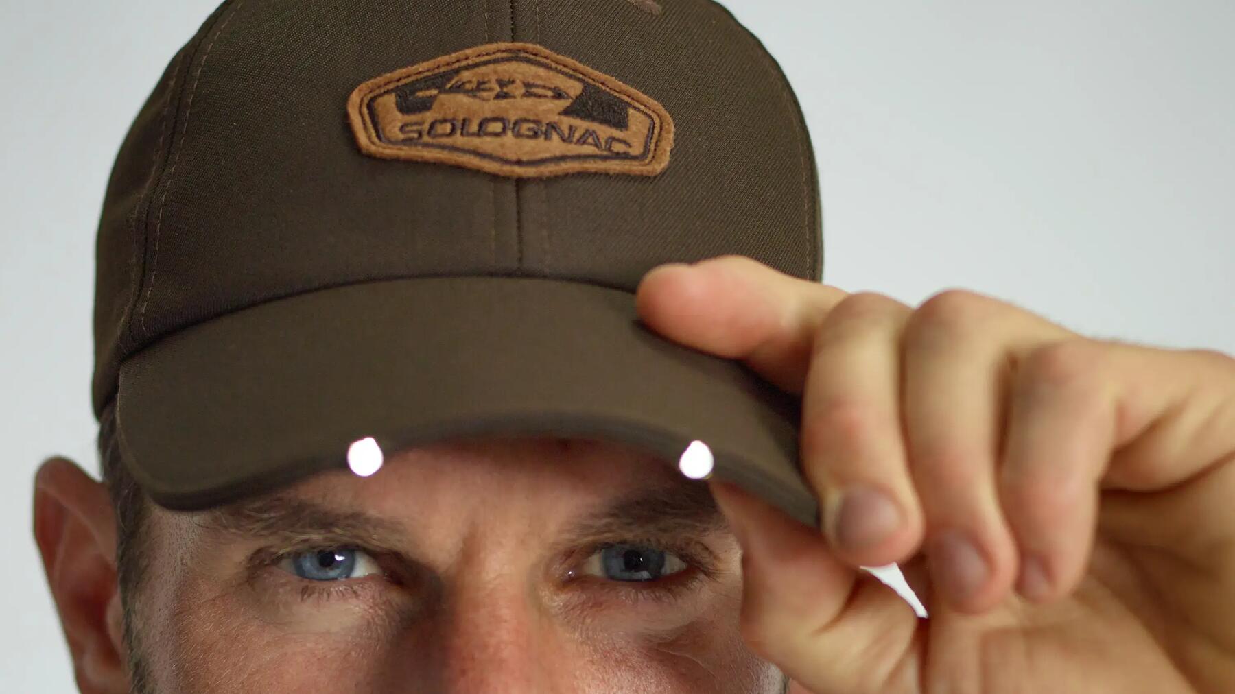casquette éclairante led pour la chasse du canard