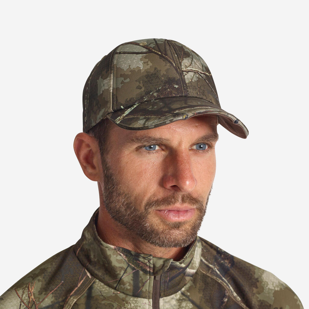 ILLUMINATED CAP LED CAMOUFLAGE TREEMETIC