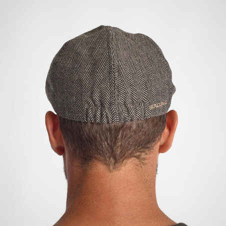 Tweed Flat Cap - Brown