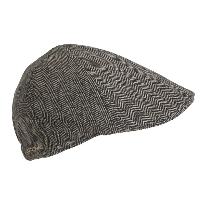 Kasket Şapka - Avcılık ve Doğa Gözlemi - Bej - Tweed Plate