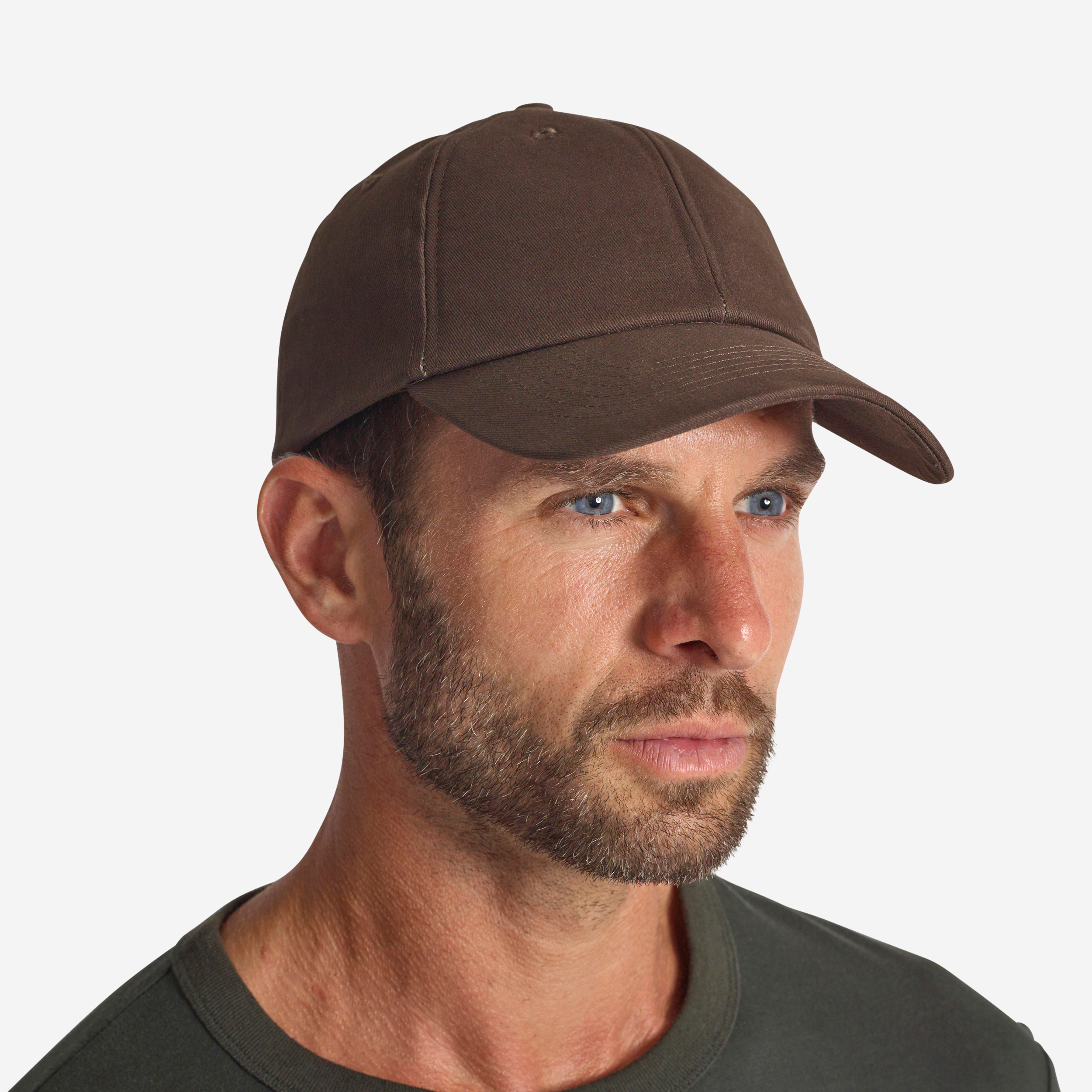 Casquette chasse steppe 100 marron - Chasse - Solognac- Clubs - Entreprises - Collectivités - Associations