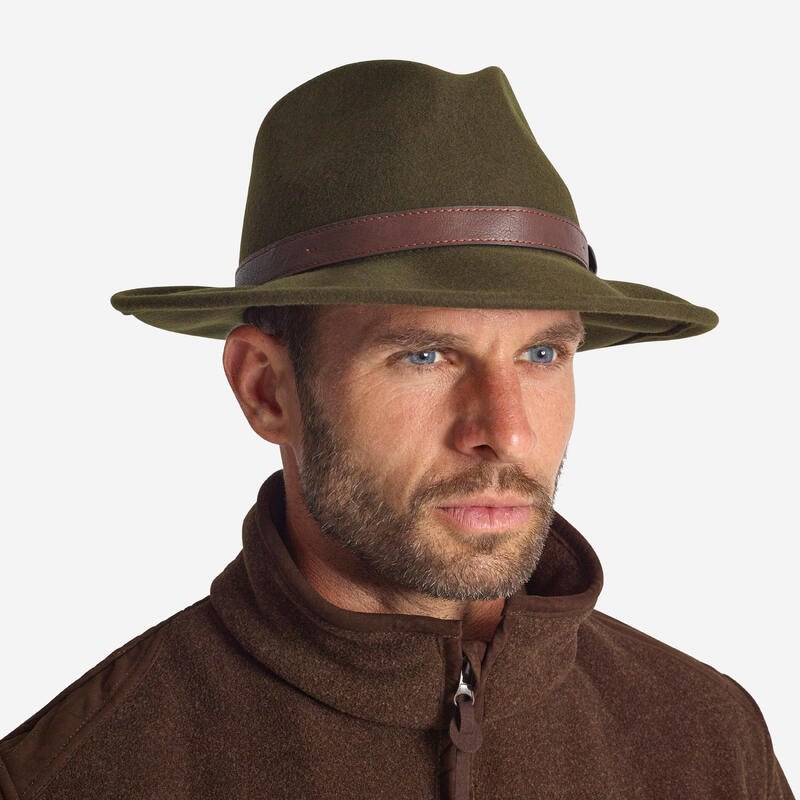Fötr Şapka - Avcılık ve Doğa Gözlemi - Yeşil - 100