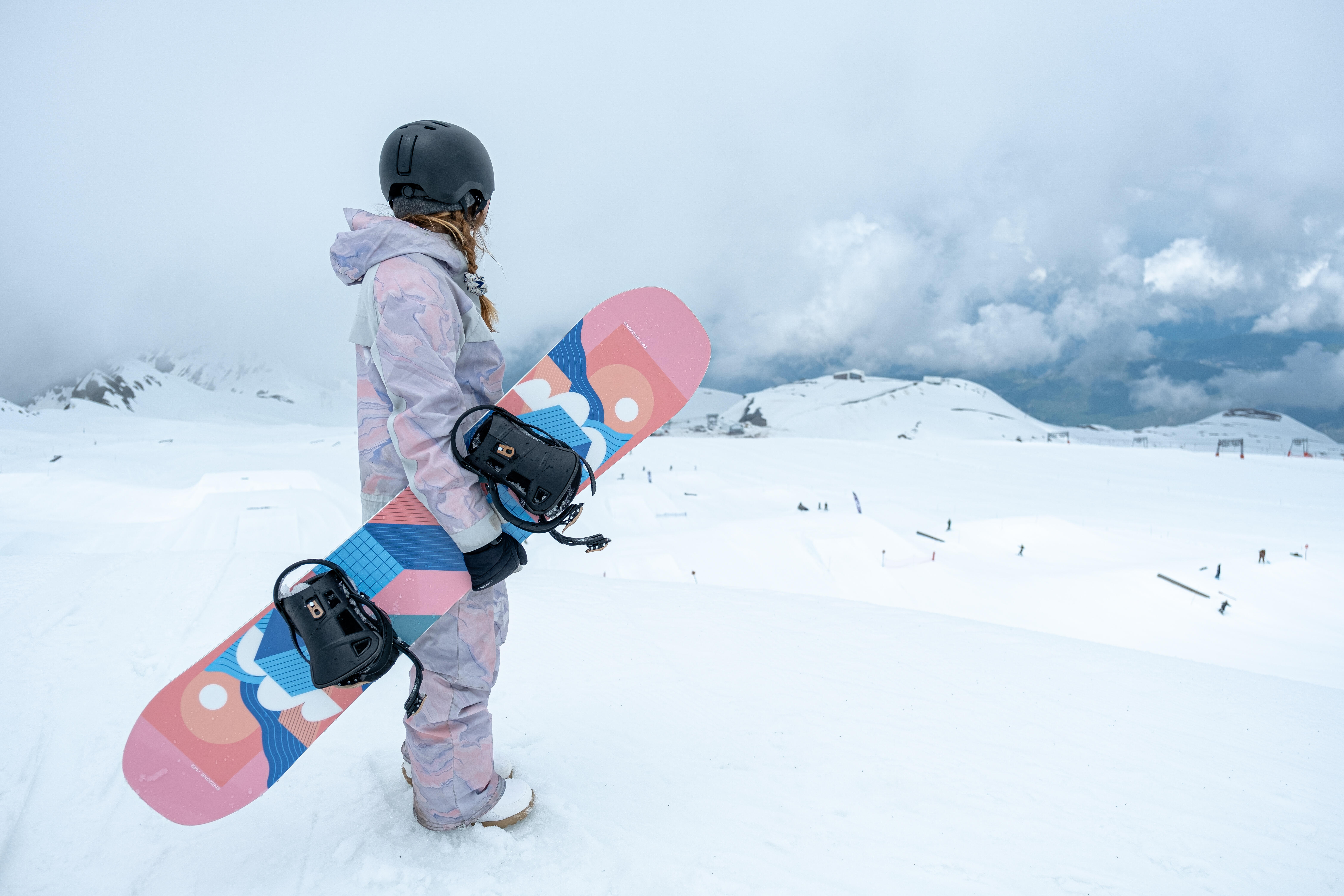 Snowboard Freestyle Bindings – SNB 500 Black - DREAMSCAPE