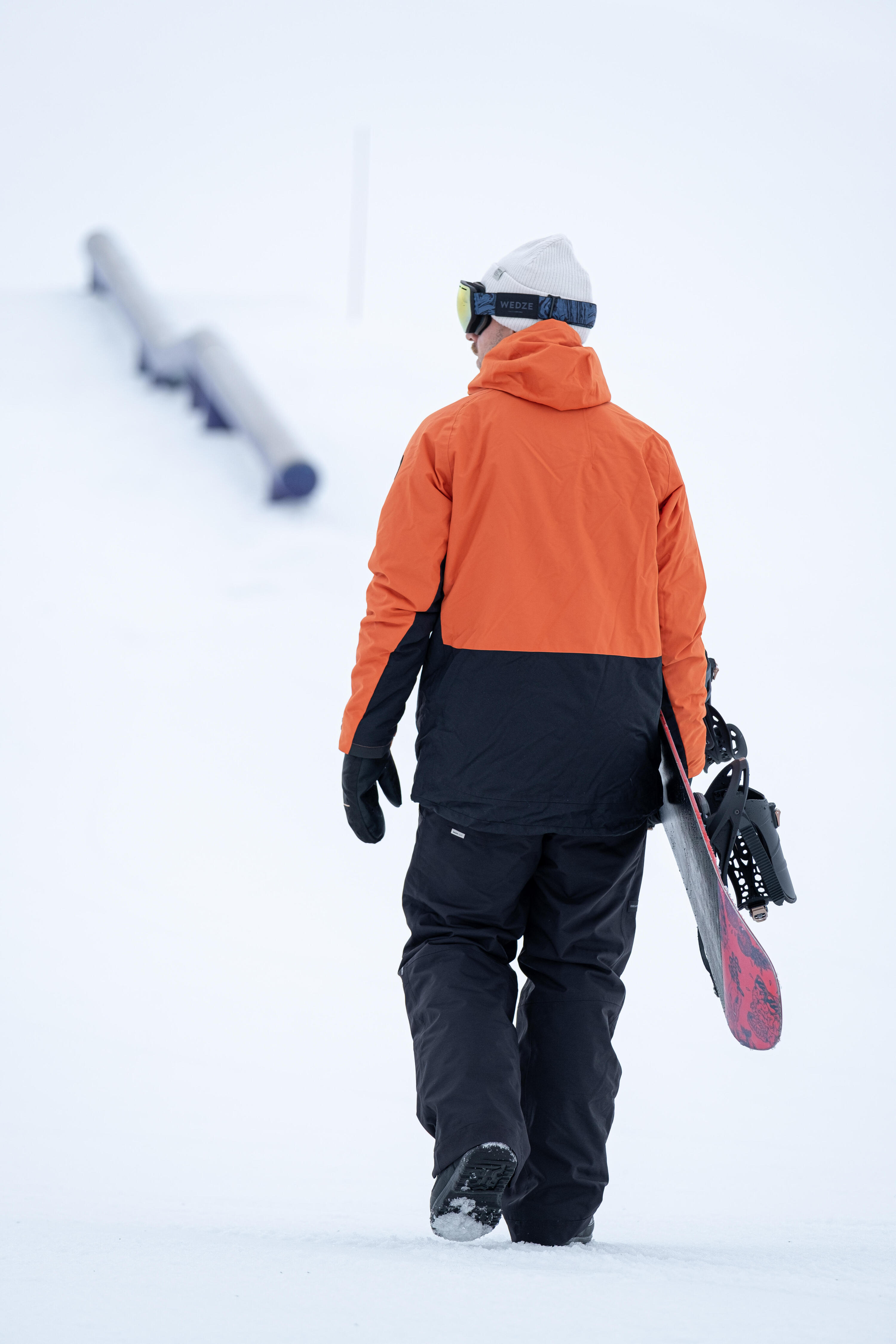 Pantalon de snowboard confortable et isolant homme, 100 noir 12/16