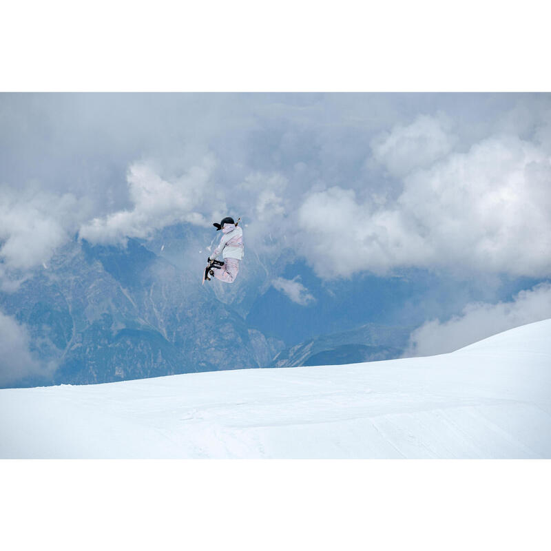 Yetişkin Snowboard All Mountain/Freestyle Bağlamaları - Siyah - SNB 500