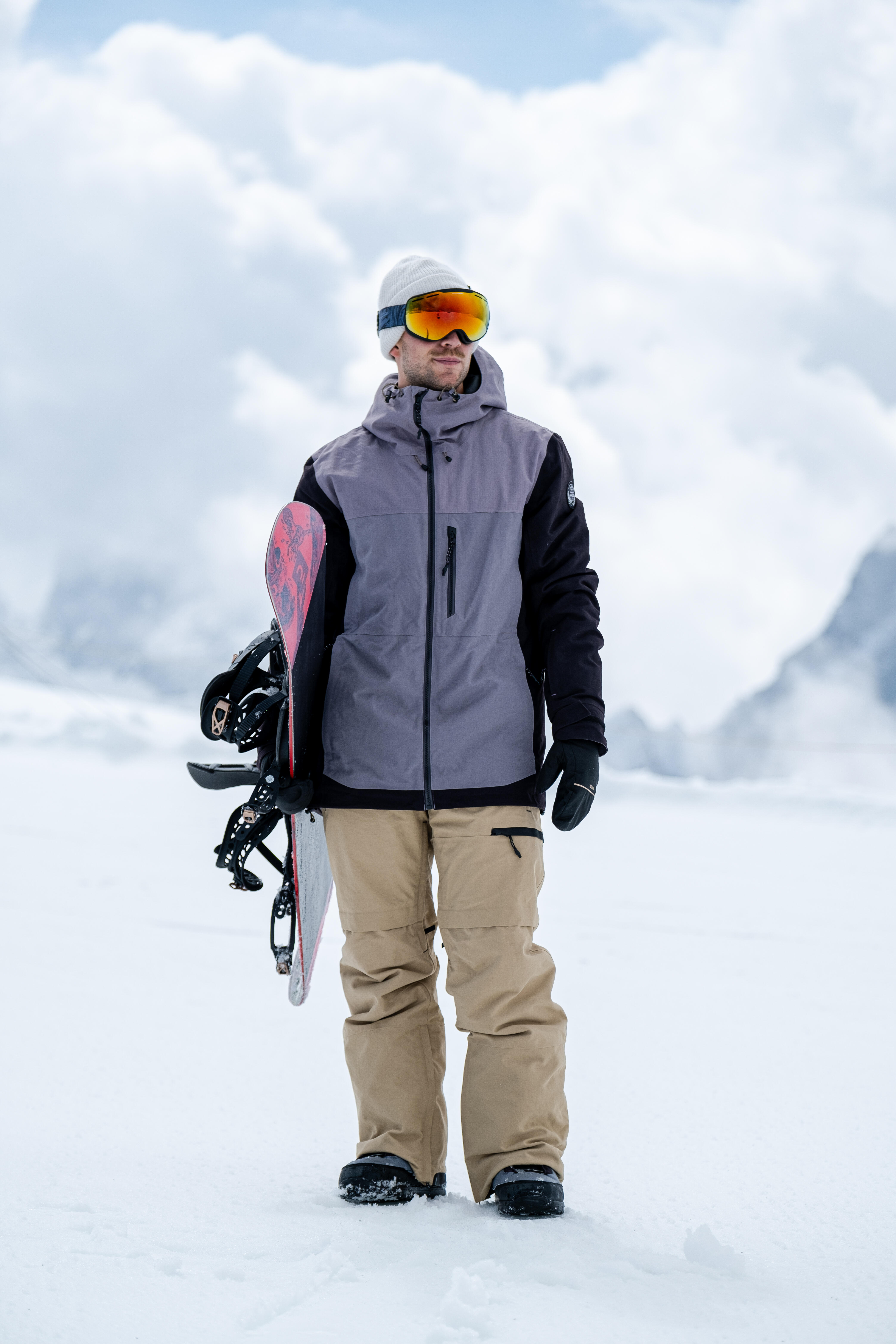 Men’s Snowboard Pants - SNB 500 Beige - Sand - Dreamscape - Decathlon