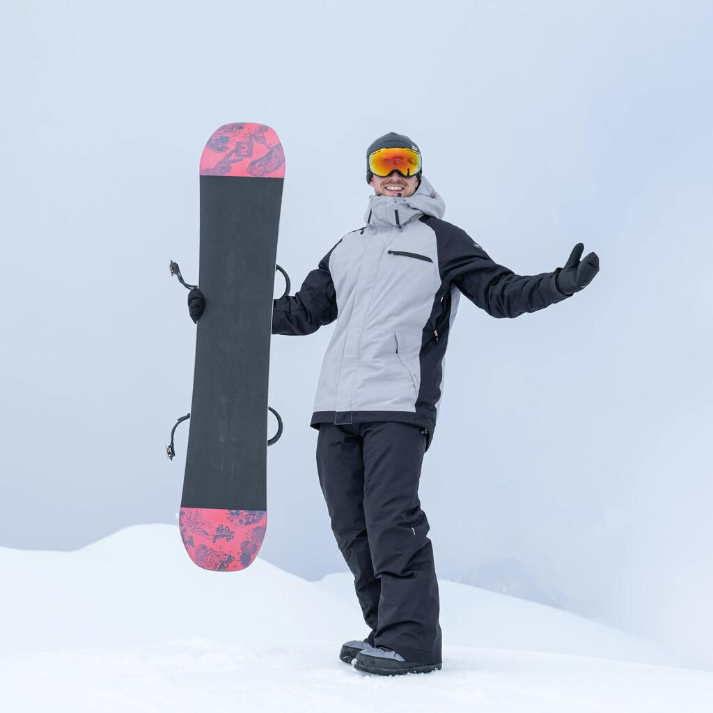 ΑΝΔΡΙΚΟ ΜΠΟΥΦΑΝ SNOWBOARD SNB 100 - ΠΡΑΣΙΝΟ ΚΑΙ ΜΑΥΡΟ