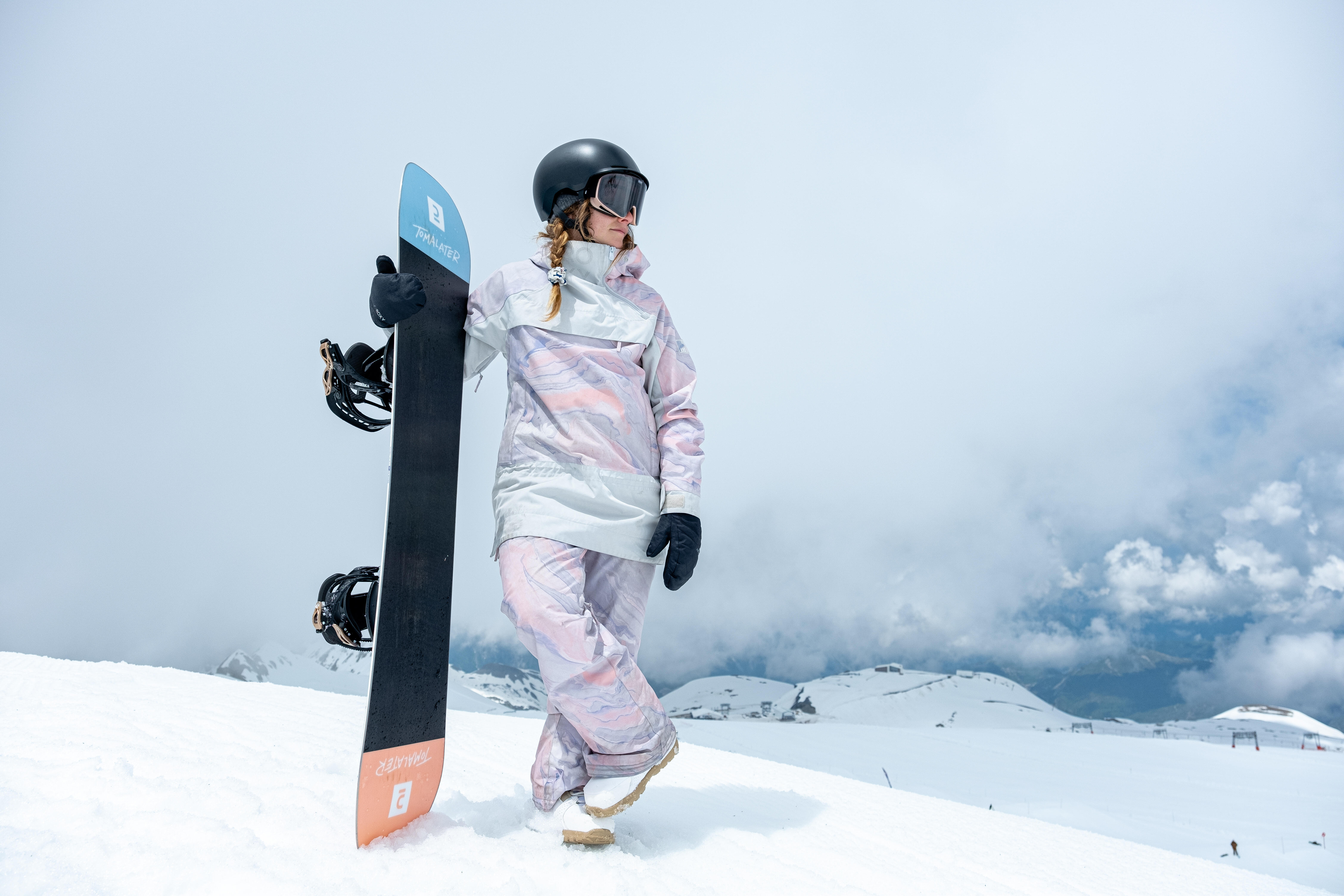 Women's Freestyle & All Mountain Snowboard - Endzone 500 - Pink