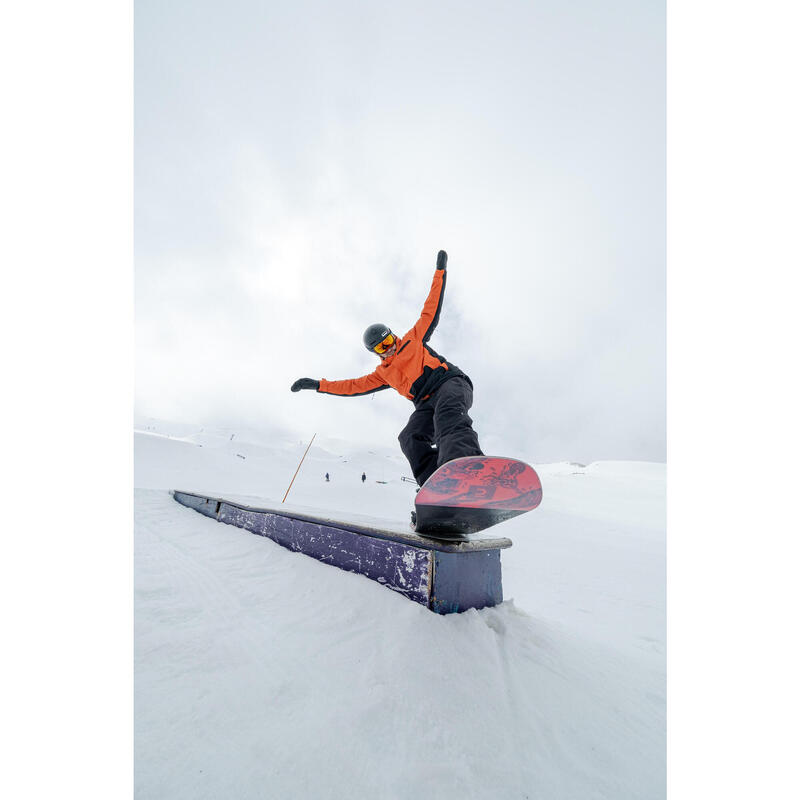 Pantalon de ski et snowboard résistant et imperméable homme, SNB 500 noir