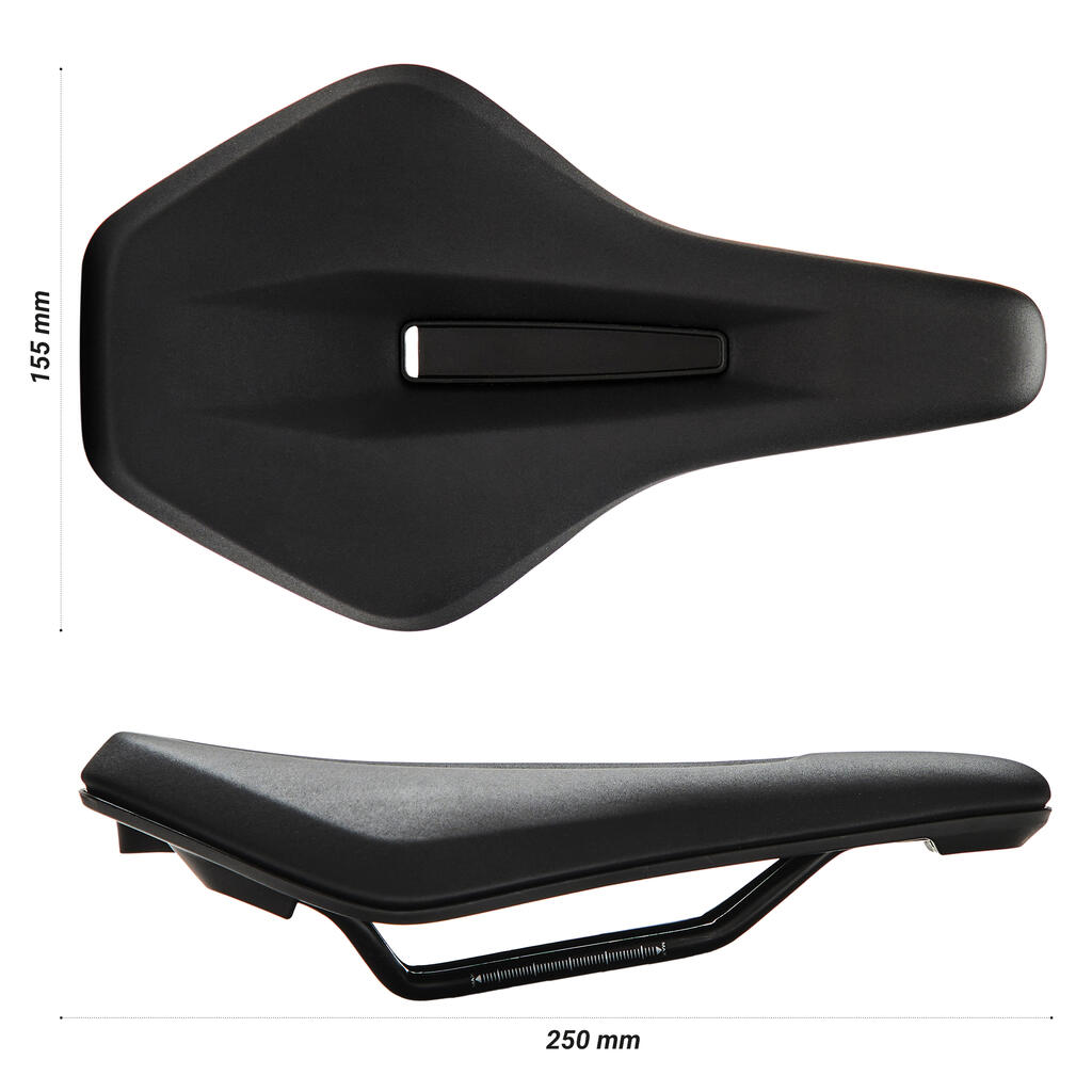 Šosejas/kalnu/grants velosipēdu sēdeklis “Comfort”, 155 mm