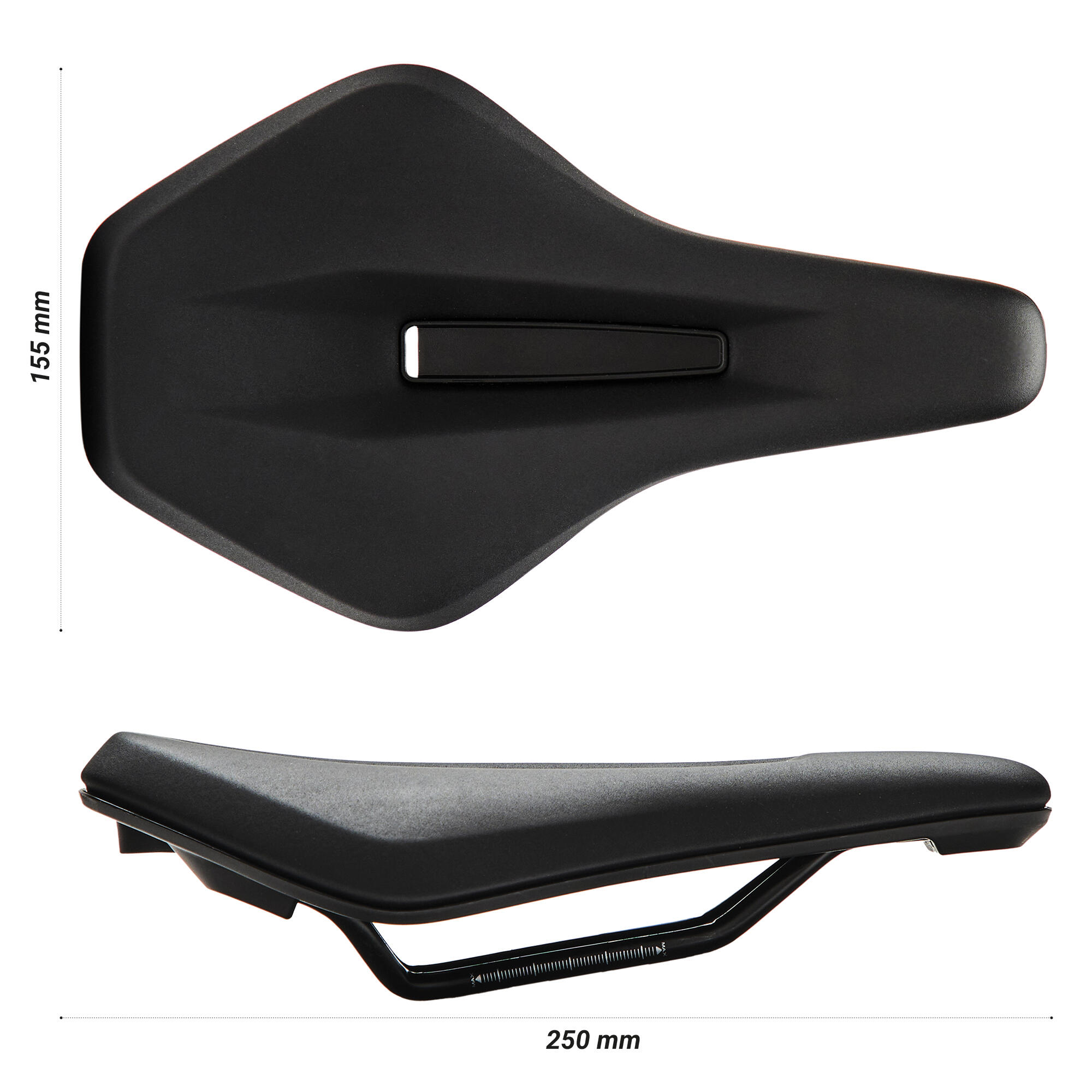 Selle de vélo de gravelle, de route ou de montagne – Confort 30° 155 mm 3/16