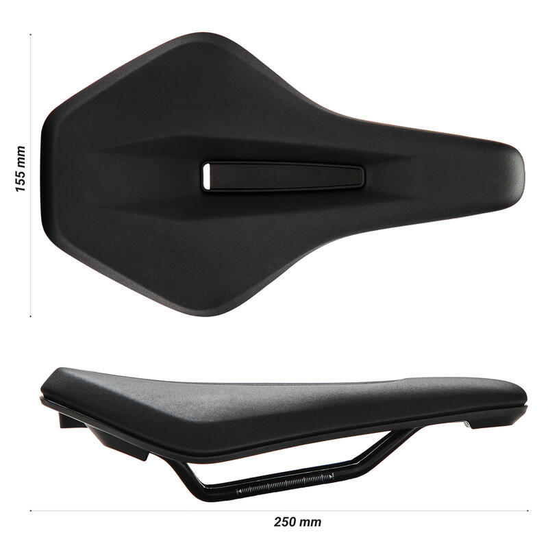 SELLE VÉLO GRAVEL / ROUTE / VTT CONFORT 155MM UNISEXE