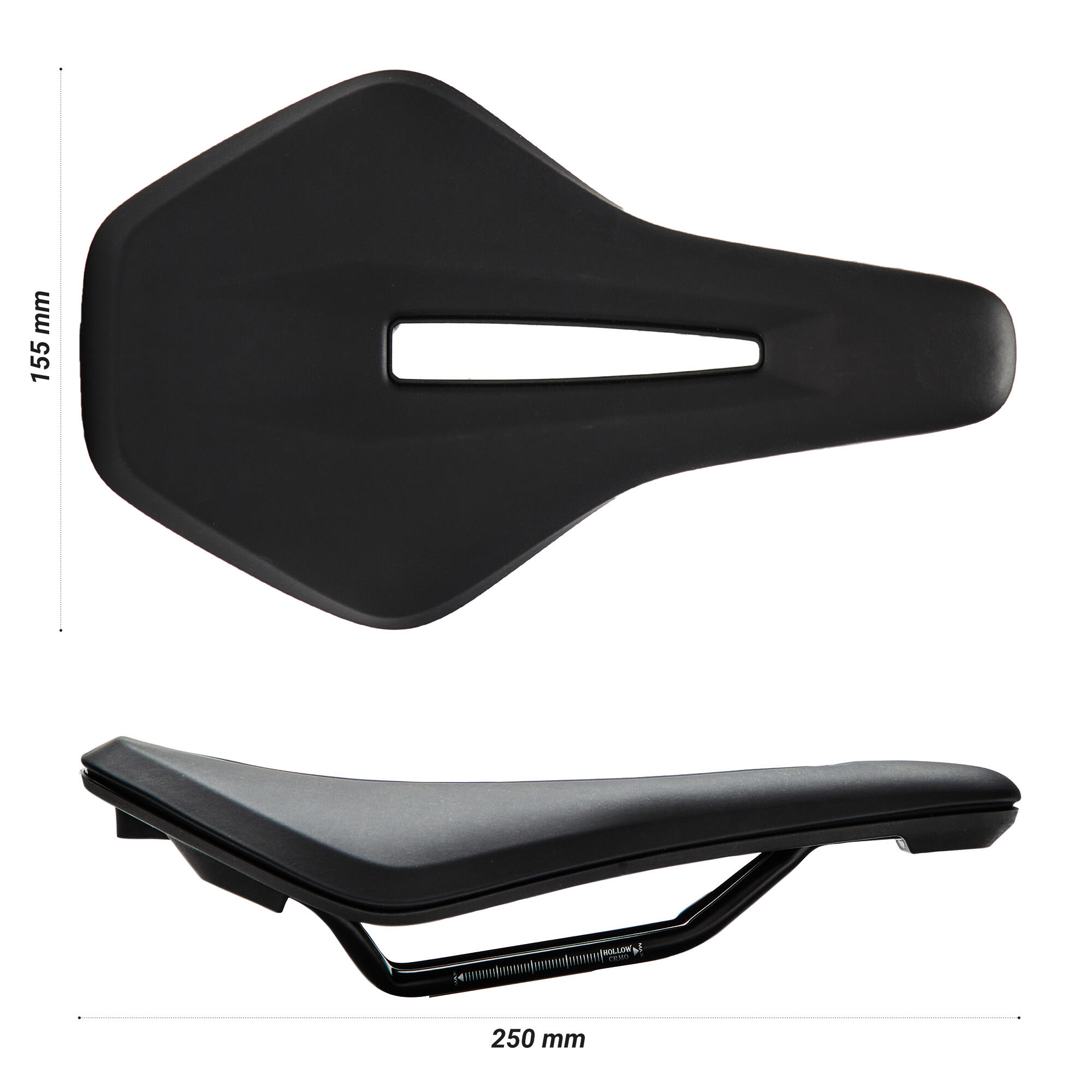 Road/Mountain Bike Saddle – Light 30° 155 mm - DECATHLON