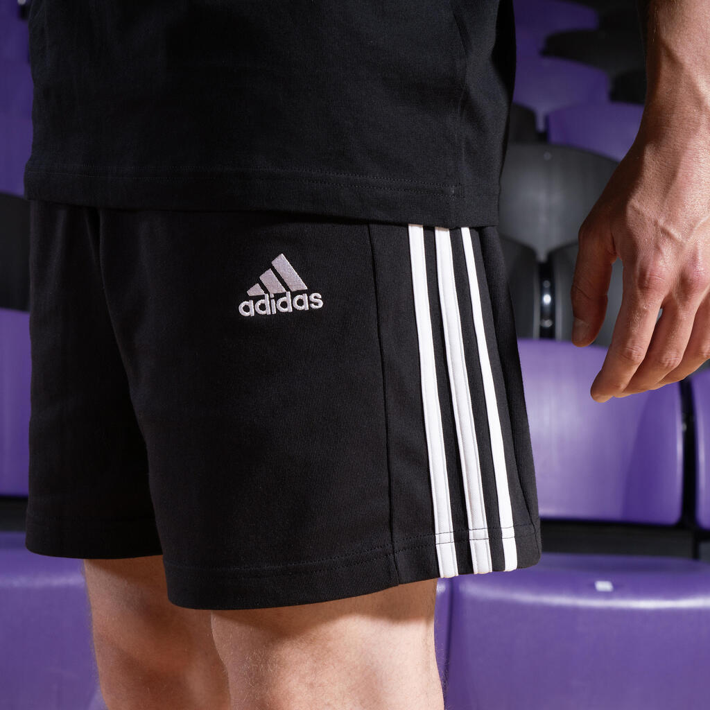 Črne moške kratke hlače Adidas