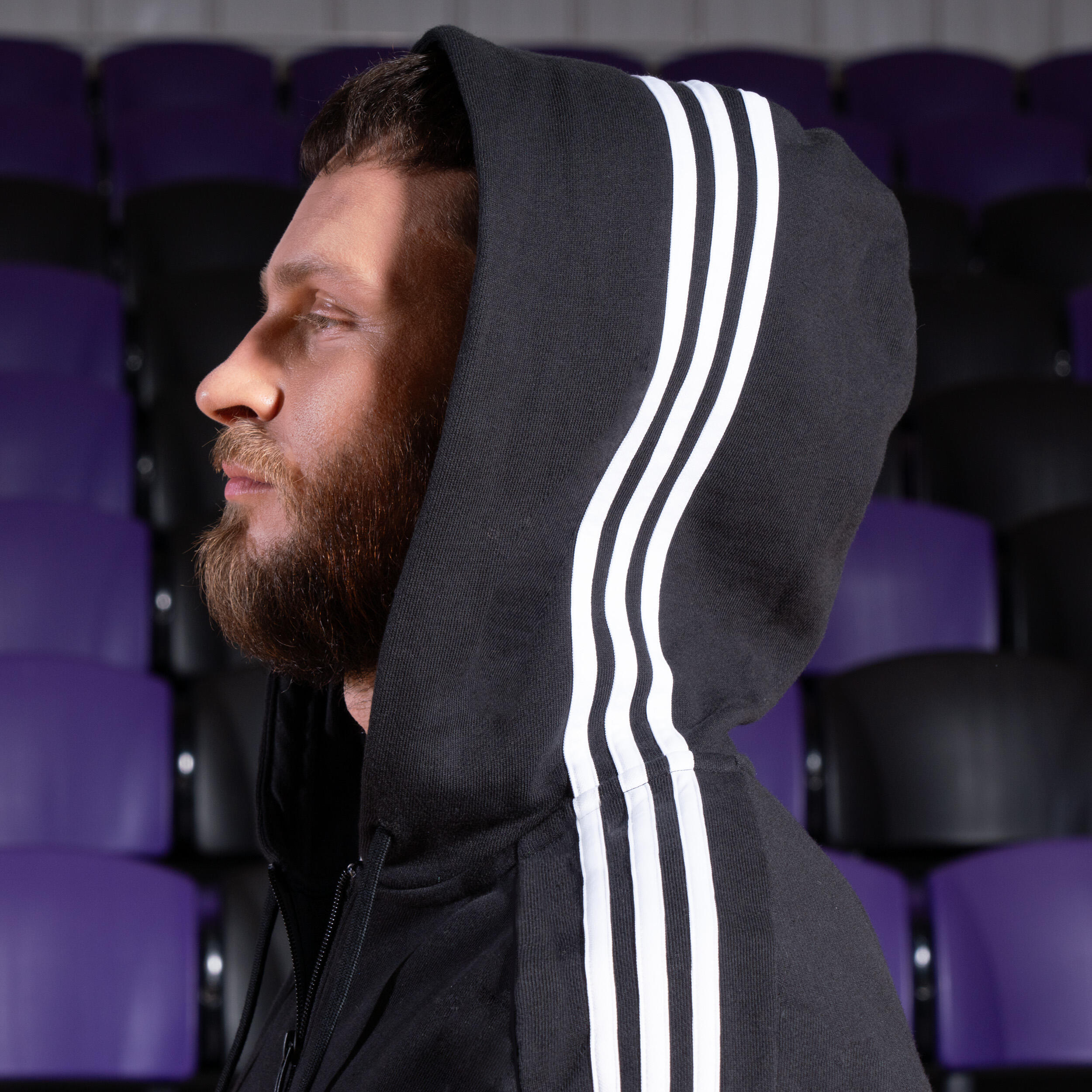 SWEAT A CAPUCHE DE FITNESS SOFT TRAINING ADIDAS HOMME NOIR 5/10
