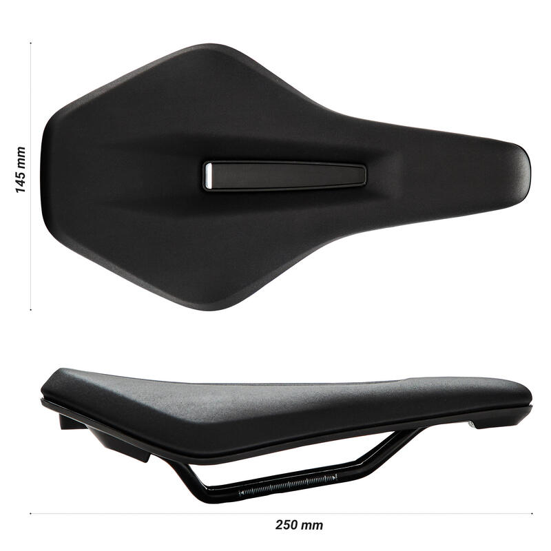 Sillín Ciclismo Carretera/Gravel/MTB Confort 145 mm Unisex