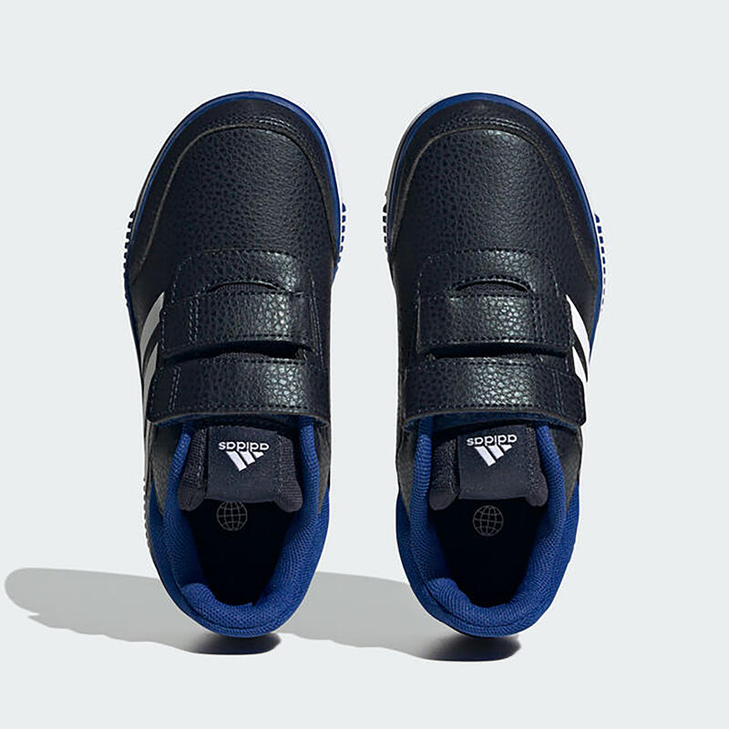 Baskets à scratch enfant - ADIDAS TENSAUR noir/bleu