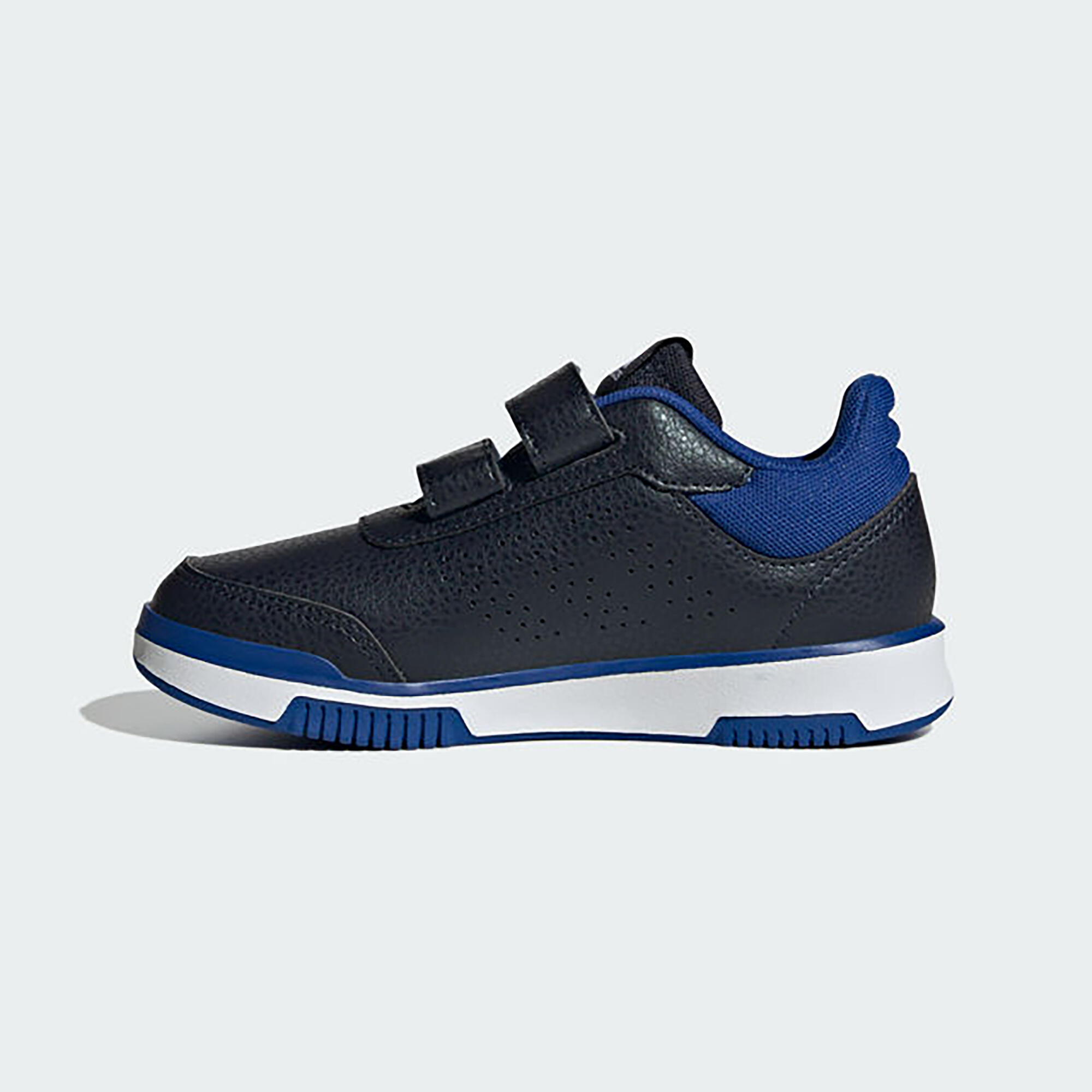 Gebraucht - Adidas Turnschuhe Kinder Klettverschluss - Tensaur schwarz/blau  2/11