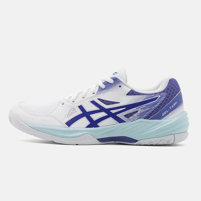 Damen/Herren Handball Hallenschuhe – ASICS GEL-TASK 3 weiss/blau