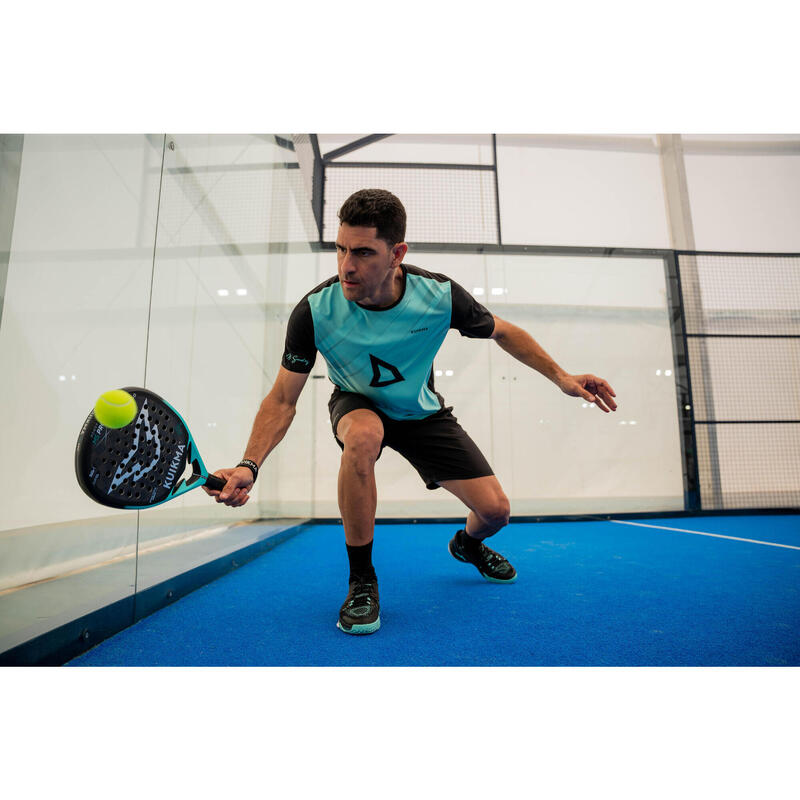 Încălțăminte padel Kuikma PS Pro Maxi Sanchez Negru-Turcoaz Bărbați